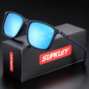 Óculos SUPKLEY Masculino Vintage  com Lente Polarizada