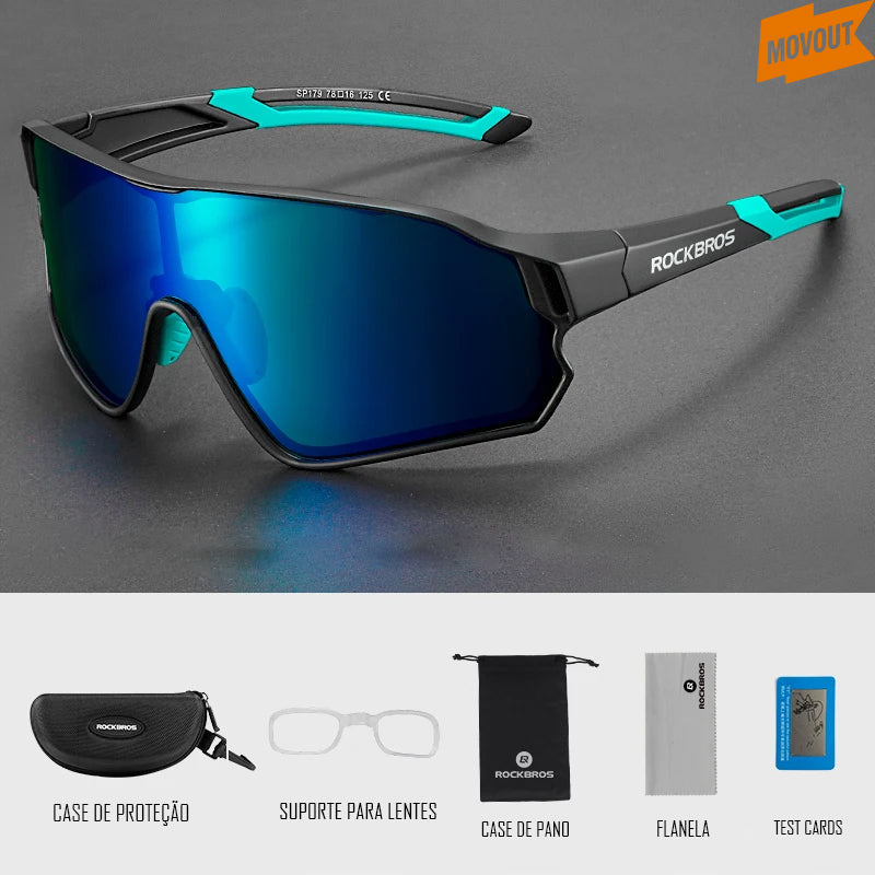 ROCKBROS NITROVISION UV400 Polarizado Unissex