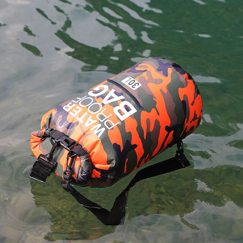 MovOut DryPro 30L/15L – Bolsa Impermeável com Bolso Seco e Externo para Caiaque, Natação, Camping e Esportes Outdoor