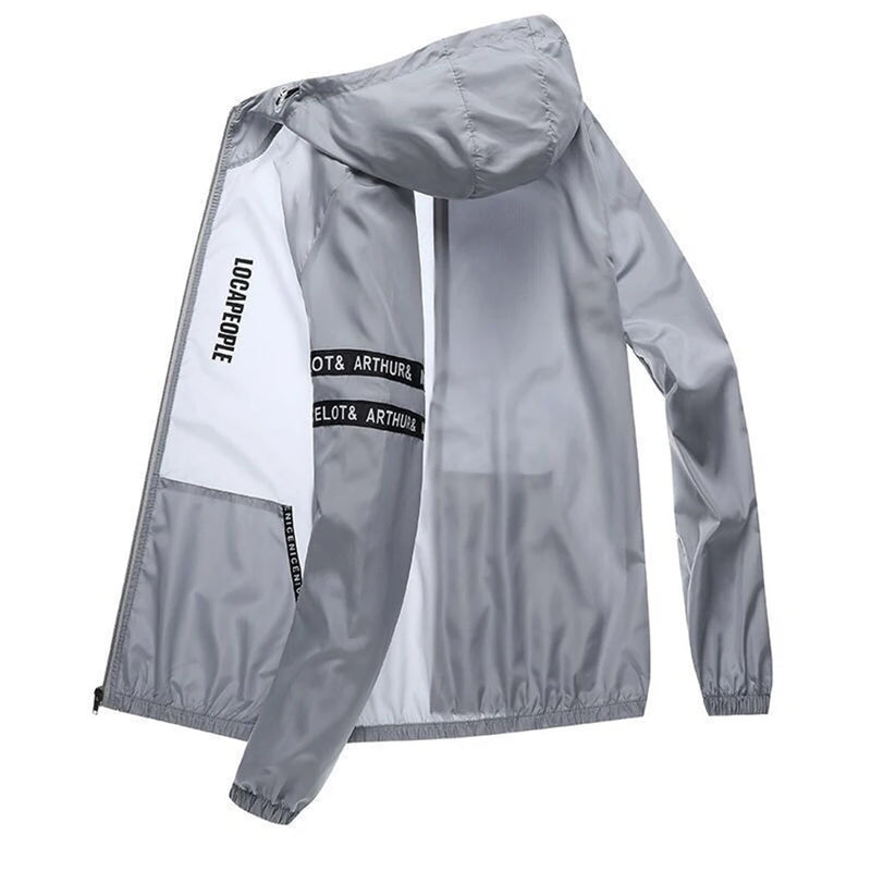 Jaqueta Masculina Anti-UV AirShield – Leve e Respirável