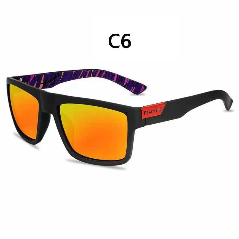 Óculos de Sol Quadrado Polarizado UV400 – Modelo Esportivo Vintage
