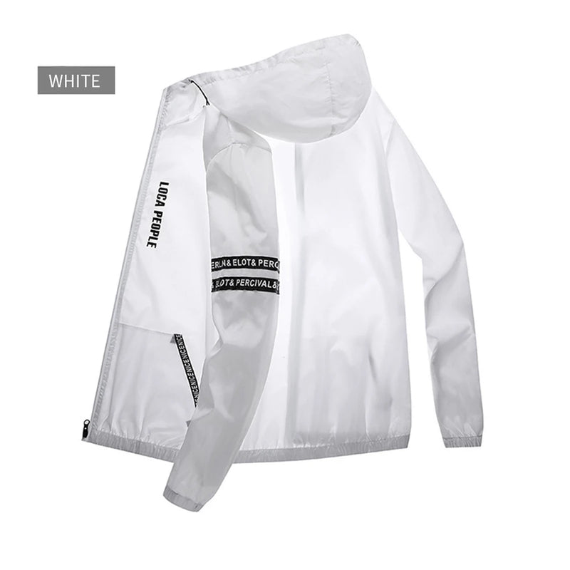 Jaqueta Masculina Anti-UV AirShield – Leve e Respirável