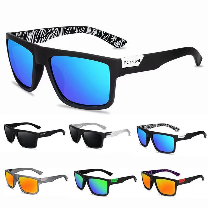 Óculos de Sol Quadrado Polarizado UV400 – Modelo Esportivo Vintage