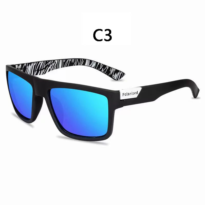 Óculos de Sol Quadrado Polarizado UV400 – Modelo Esportivo Vintage