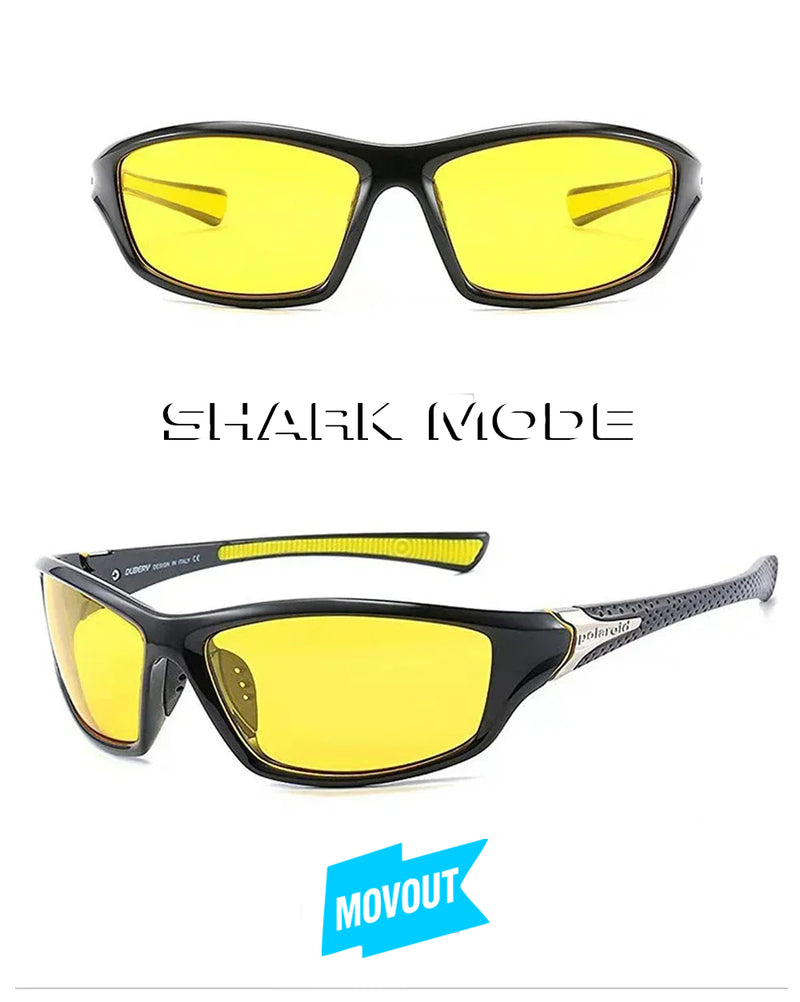 Shark™ Óculos de Sol Polarizado Pescaria 2025 – Lentes UV400