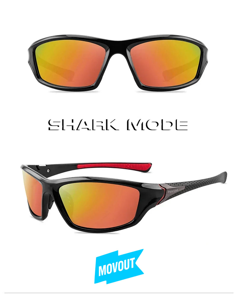 Shark™ Óculos de Sol Polarizado Pescaria 2025 – Lentes UV400
