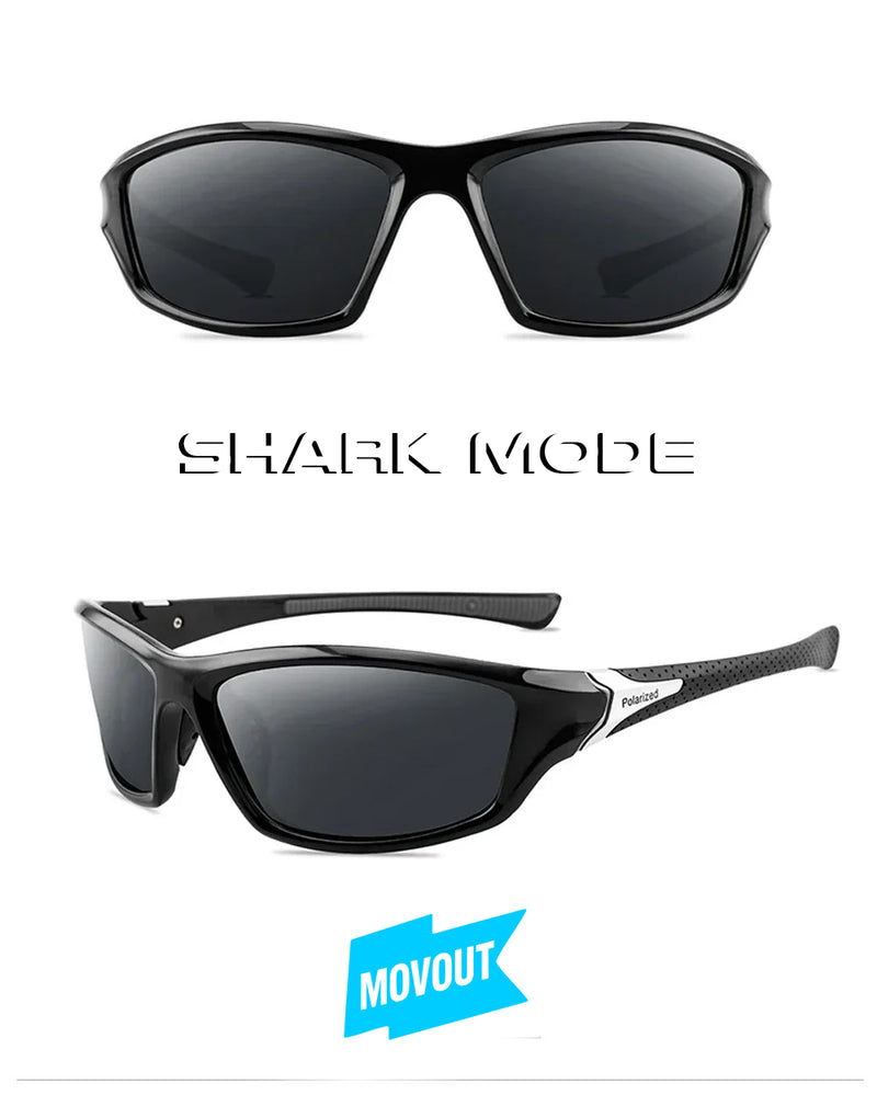Shark™ Óculos de Sol Polarizado Pescaria 2025 – Lentes UV400
