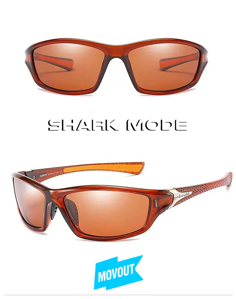 Shark™ Óculos de Sol Polarizado Pescaria 2025 – Lentes UV400