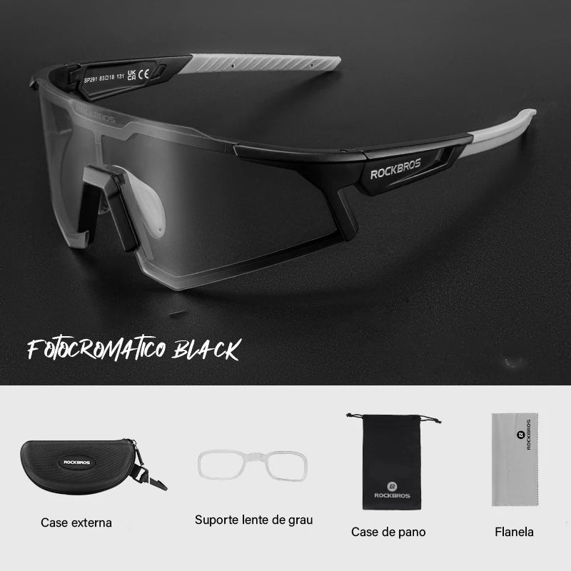 ROCKBROS Chromax - Fotocromático Óculos esportivos
