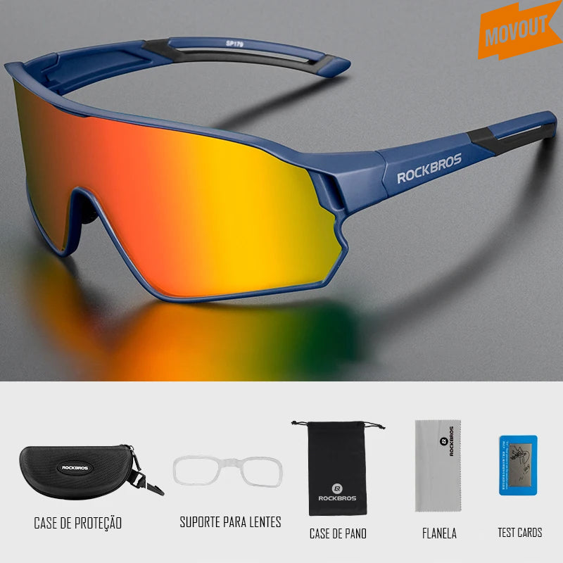 ROCKBROS NITROVISION UV400 Polarizado Unissex