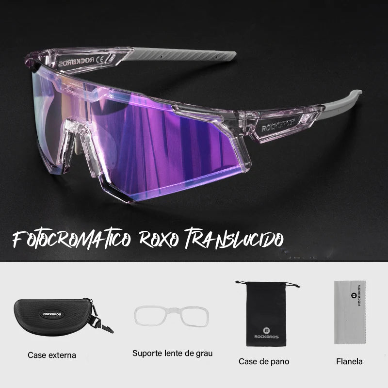 ROCKBROS Chromax - Fotocromático Óculos esportivos