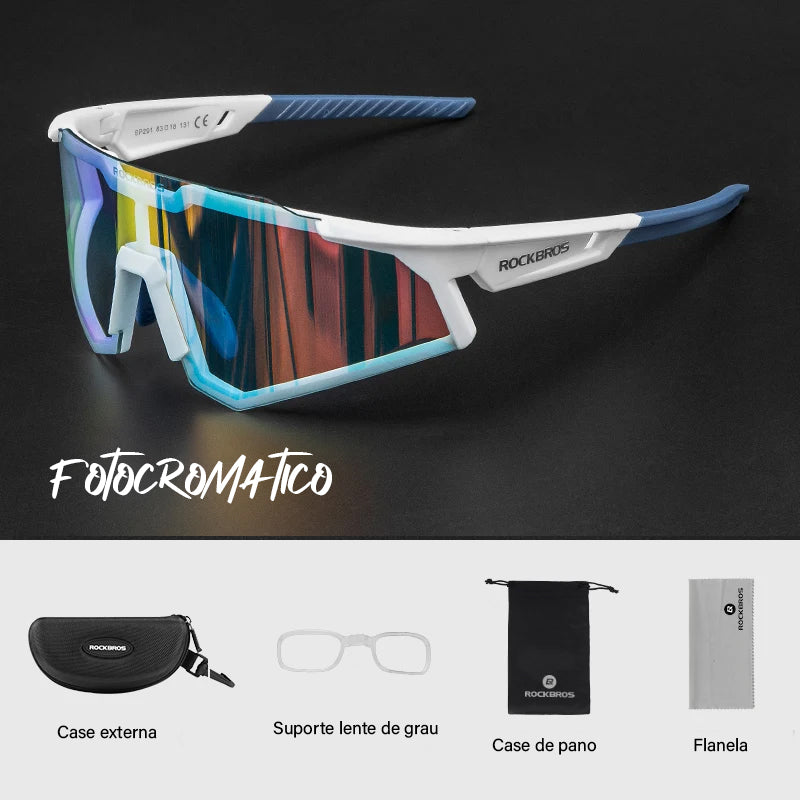 ROCKBROS Chromax - Fotocromático Óculos esportivos