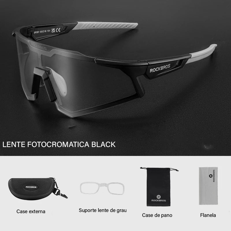 ROCKBROS Chromax - Fotocromático Óculos esportivos